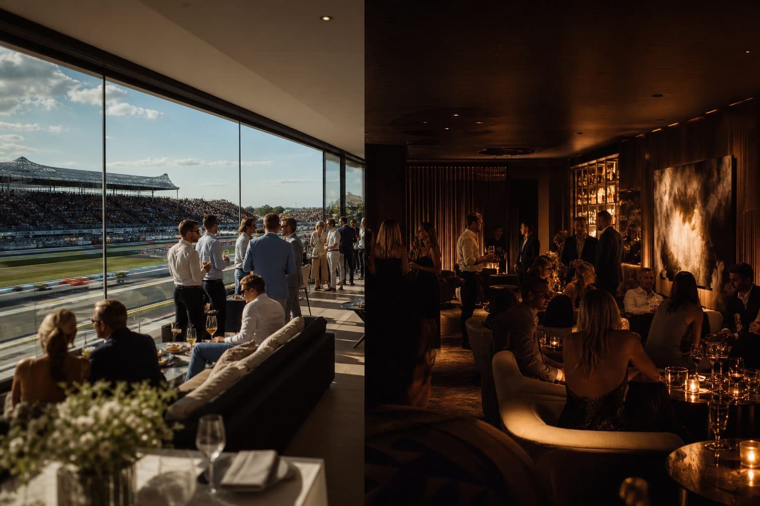 F1 Paddock Club vs Amber Lounge: Day and After-Dark
