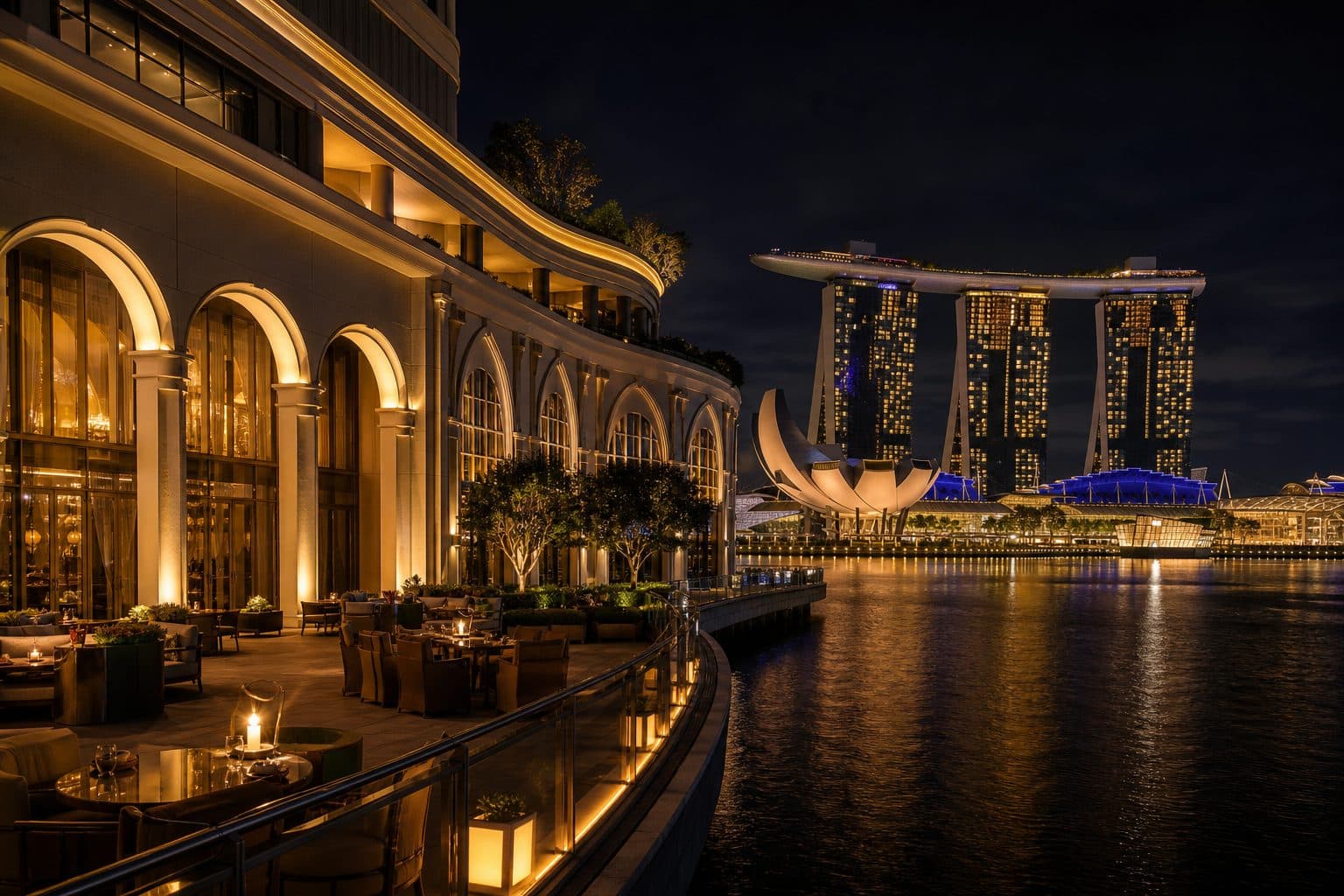 The Fullerton Bay Hotel and Clifford Pier: Singapore venue revealed