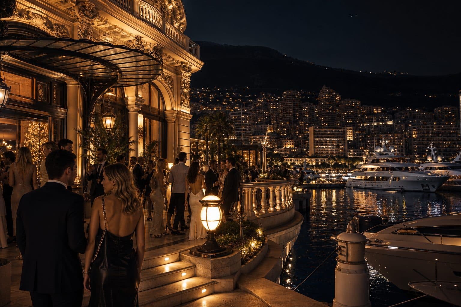 Monaco After Dark: A Map of the Principality at Night