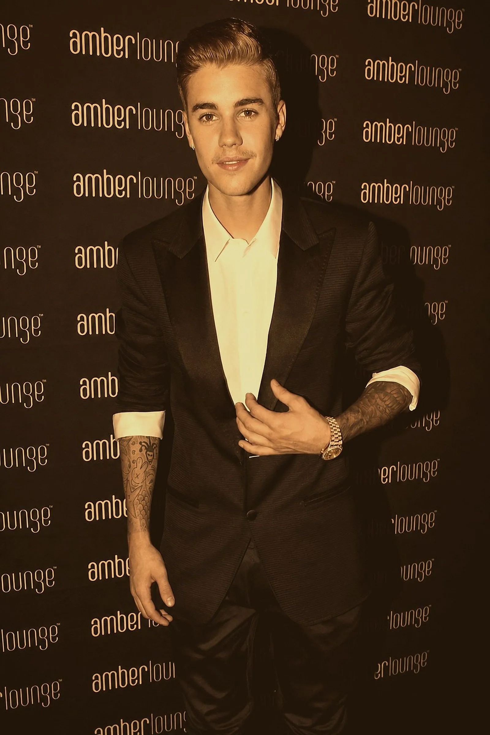 Justin Bieber at Amber Lounge