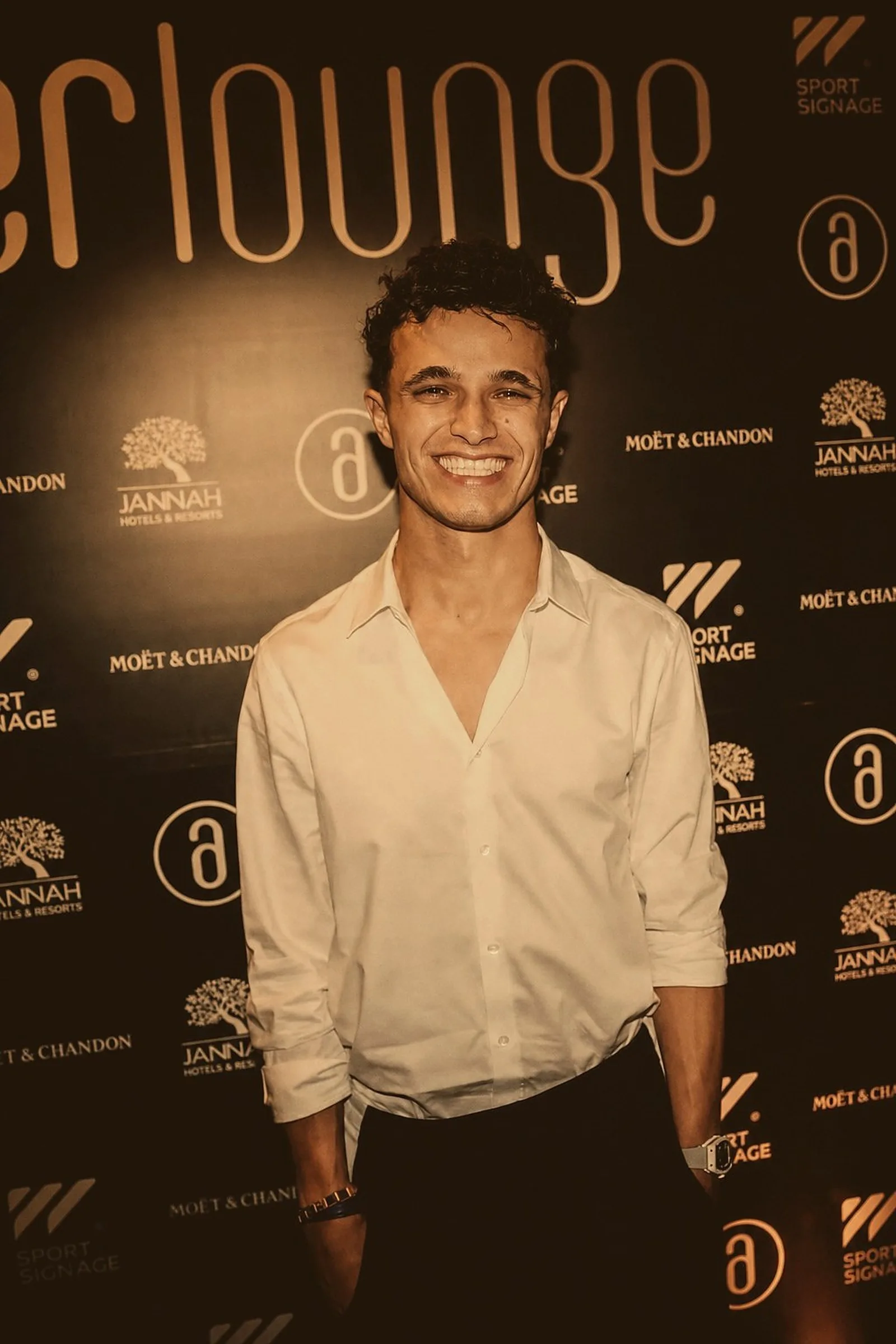 Lando Norris at Amber Lounge